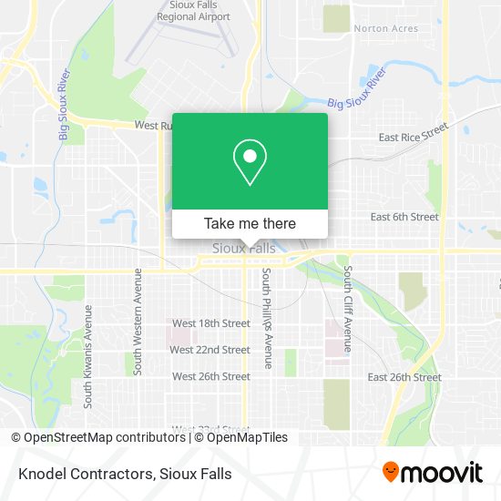 Knodel Contractors map