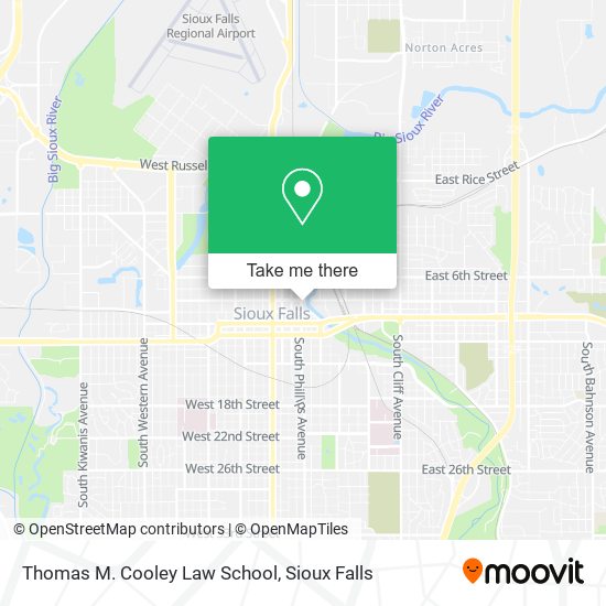 Mapa de Thomas M. Cooley Law School