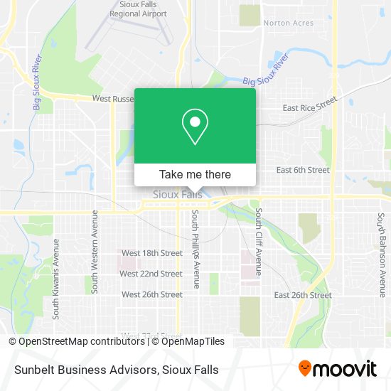 Sunbelt Business Advisors map