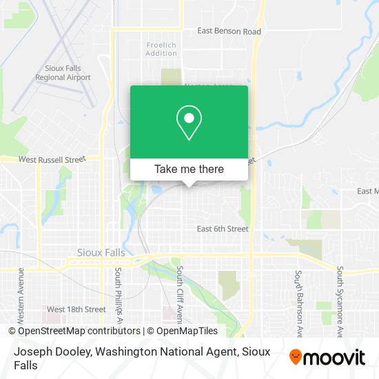 Mapa de Joseph Dooley, Washington National Agent