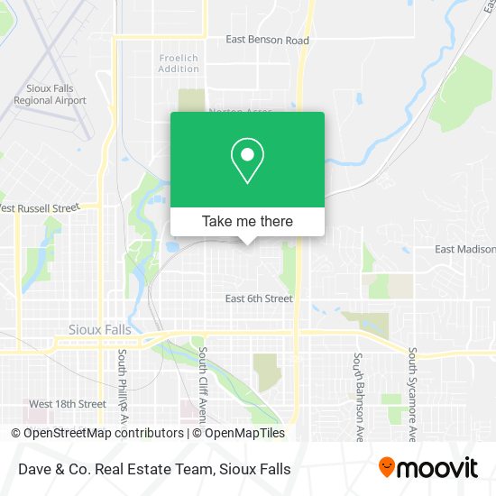 Dave & Co. Real Estate Team map