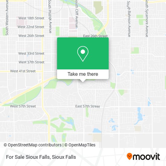 For Sale Sioux Falls map