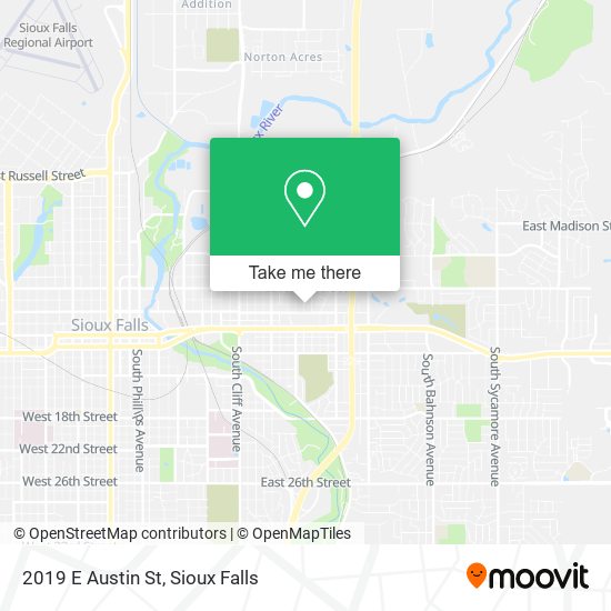 2019 E Austin St map