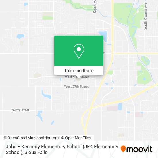John F Kennedy Elementary School (JFK Elementary School) map