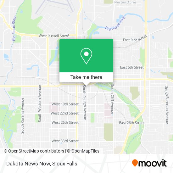 Dakota News Now map