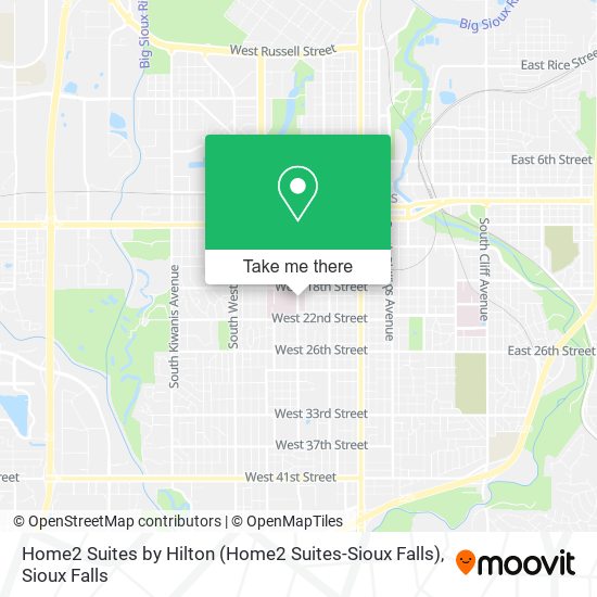 Home2 Suites by Hilton (Home2 Suites-Sioux Falls) map