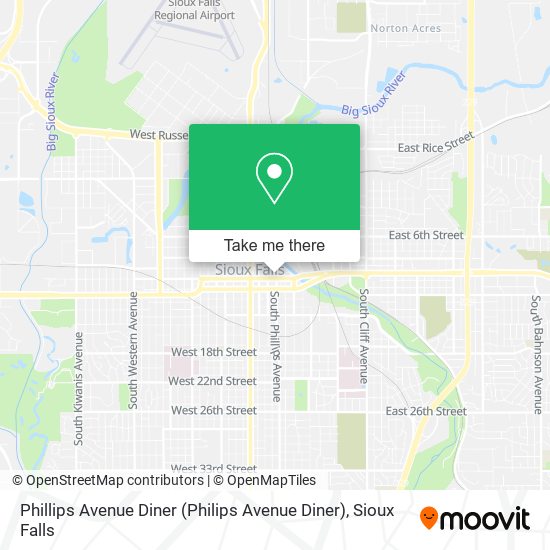 Phillips Avenue Diner (Philips Avenue Diner) map