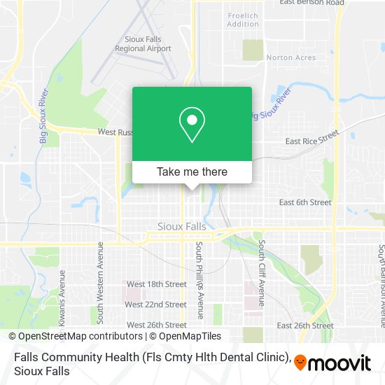 Falls Community Health (Fls Cmty Hlth Dental Clinic) map