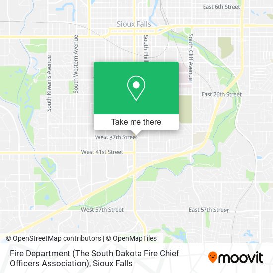 Fire Department (The South Dakota Fire Chief Officers Association) map