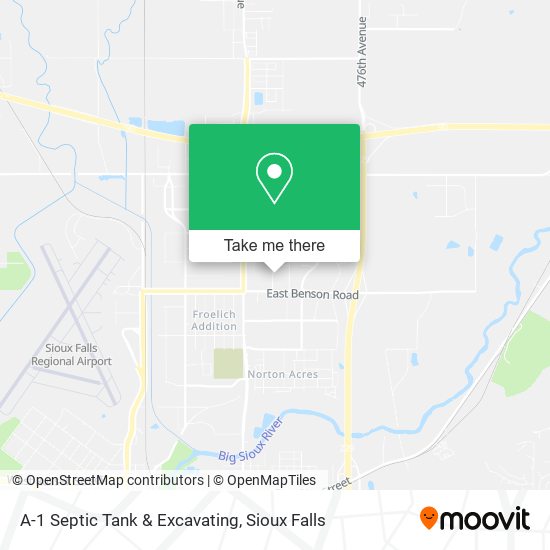 A-1 Septic Tank & Excavating map