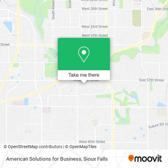 American Solutions for Business map