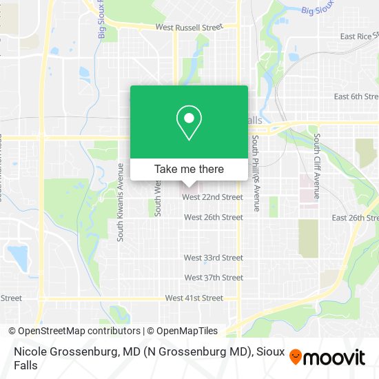 Nicole Grossenburg, MD (N Grossenburg MD) map