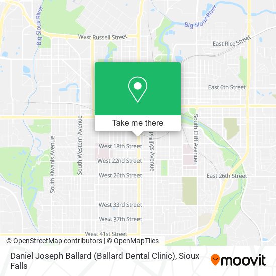 Daniel Joseph Ballard (Ballard Dental Clinic) map