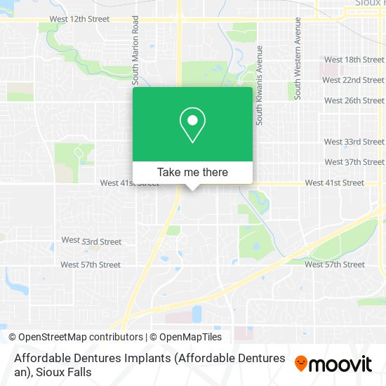 Affordable Dentures Implants (Affordable Dentures an) map
