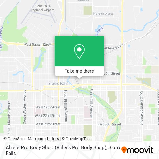 Ahlers Pro Body Shop (Ahler's Pro Body Shop) map