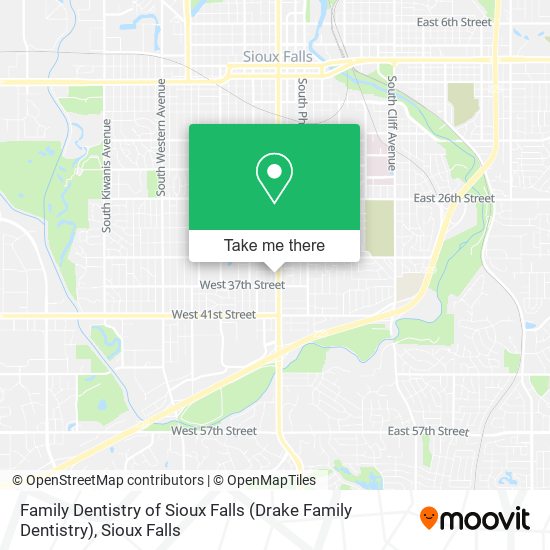 Family Dentistry of Sioux Falls (Drake Family Dentistry) map