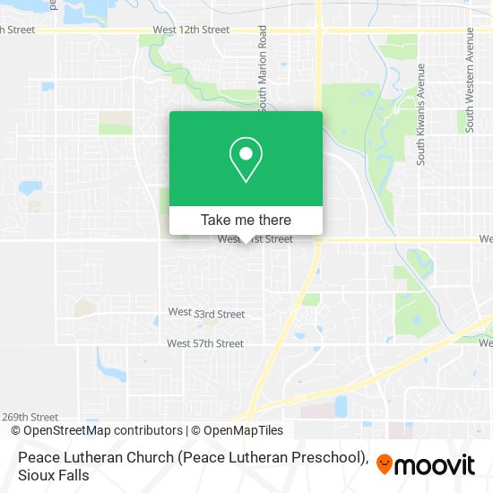 Peace Lutheran Church (Peace Lutheran Preschool) map