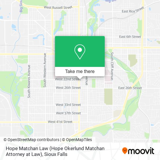 Hope Matchan Law (Hope Okerlund Matchan Attorney at Law) map