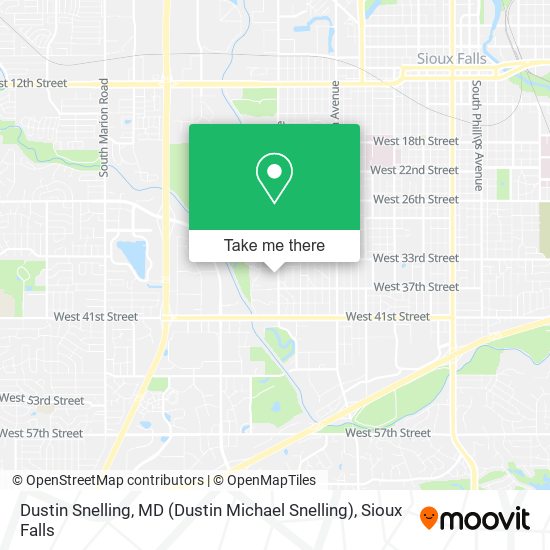 Dustin Snelling, MD (Dustin Michael Snelling) map