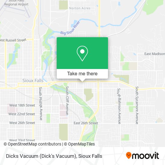 Dicks Vacuum (Dick's Vacuum) map