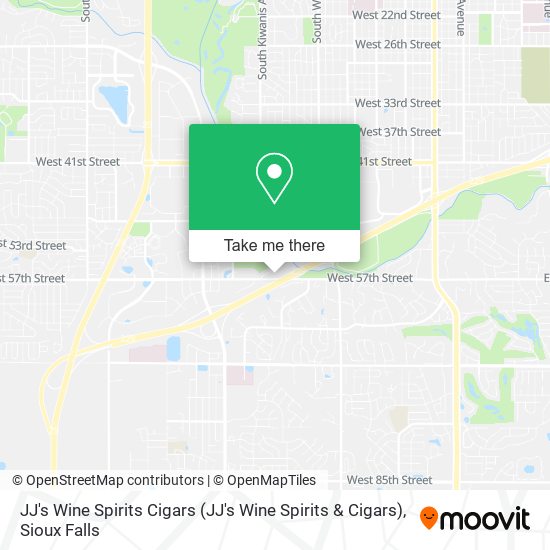 JJ's Wine Spirits Cigars map