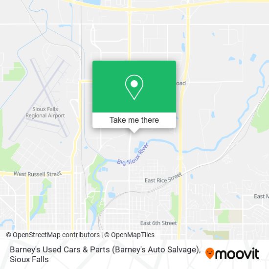 Barney's Used Cars & Parts (Barney's Auto Salvage) map