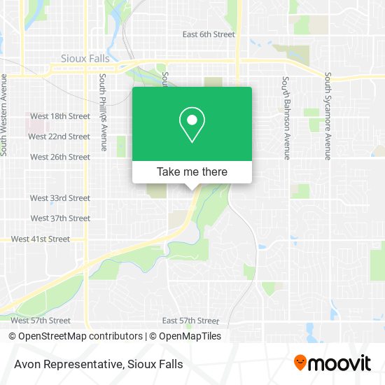 Avon Representative map