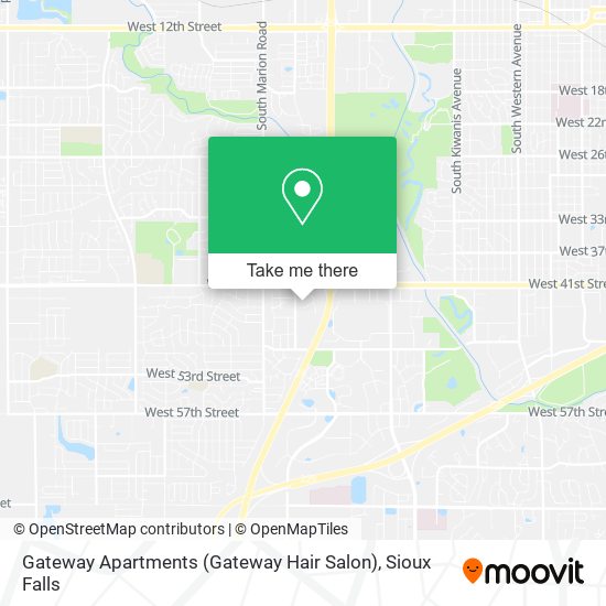 Gateway Apartments (Gateway Hair Salon) map