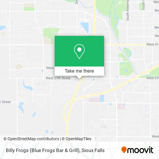 Billy Frogs (Blue Frogs Bar & Grill) map