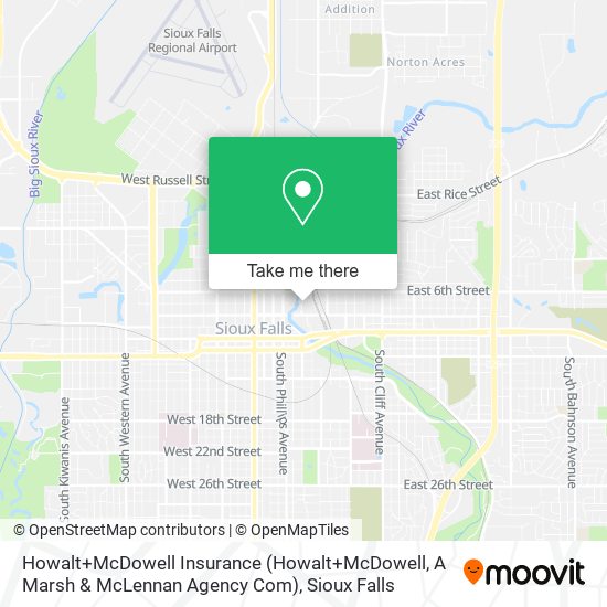 Howalt+McDowell Insurance (Howalt+McDowell, A Marsh & McLennan Agency Com) map