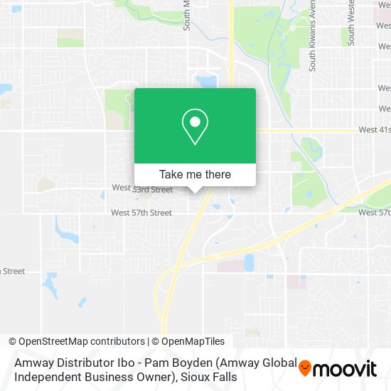 Amway Distributor Ibo - Pam Boyden (Amway Global Independent Business Owner) map