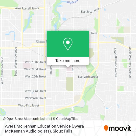 Avera McKennan Education Service (Avera McKennan Audiologists) map