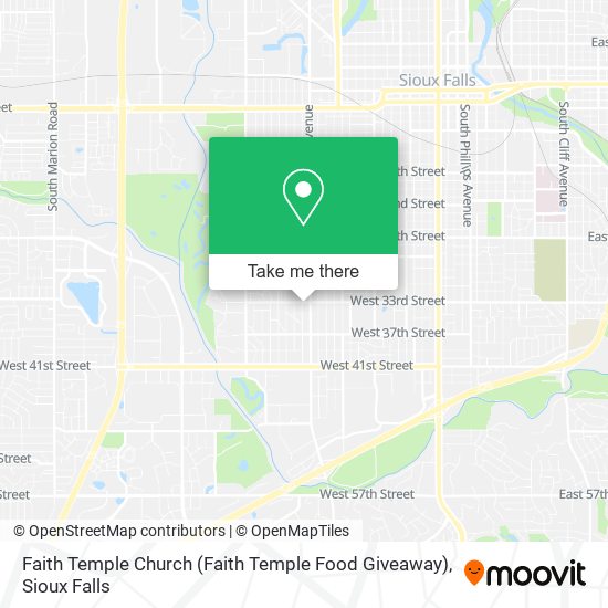 Faith Temple Church (Faith Temple Food Giveaway) map