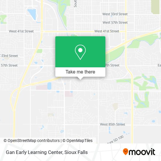 Gan Early Learning Center map