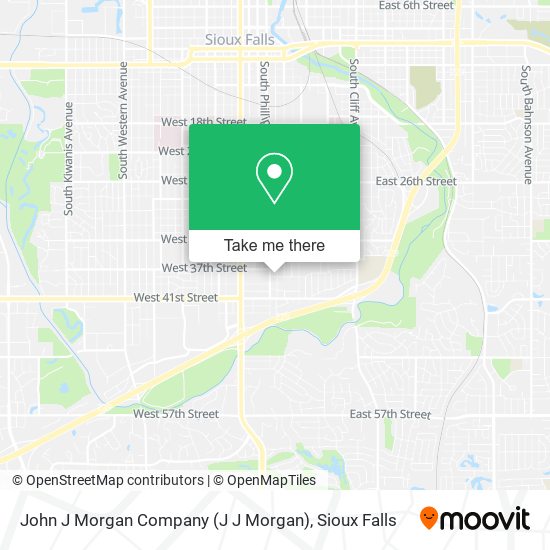 John J Morgan Company (J J Morgan) map