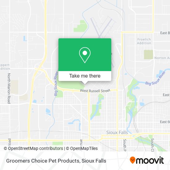 Groomers Choice Pet Products map