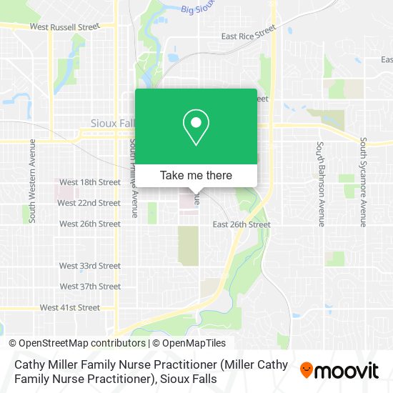 Cathy Miller Family Nurse Practitioner map