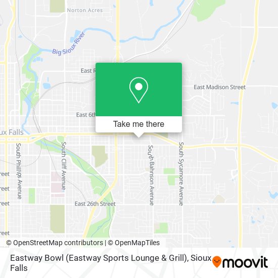 Eastway Bowl (Eastway Sports Lounge & Grill) map