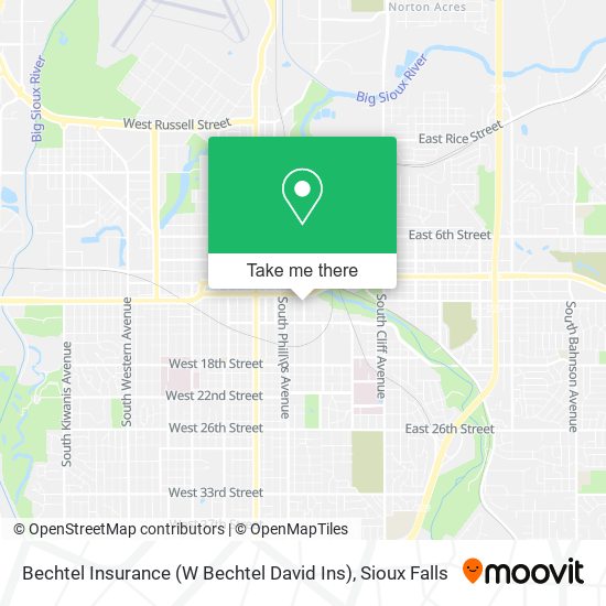 Bechtel Insurance (W Bechtel David Ins) map