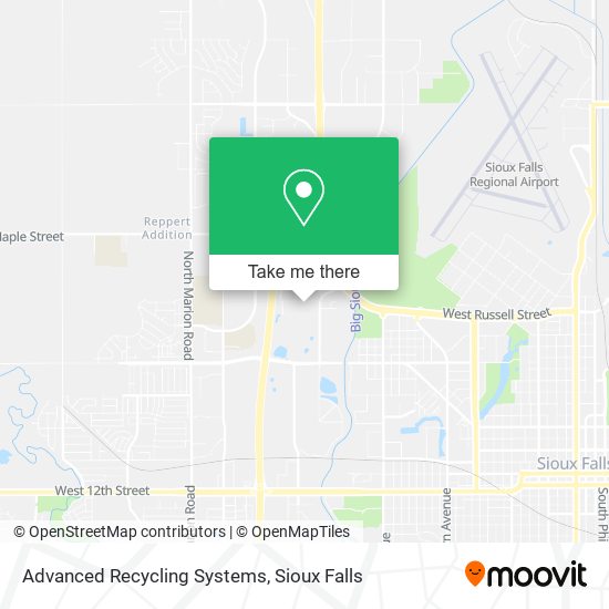 Advanced Recycling Systems map