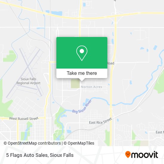 5 Flags Auto Sales map