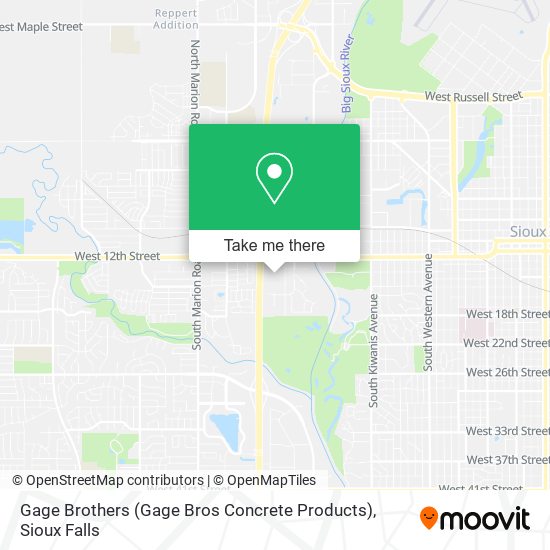 Gage Brothers (Gage Bros Concrete Products) map