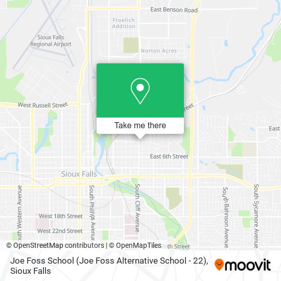 Joe Foss School (Joe Foss Alternative School - 22) map