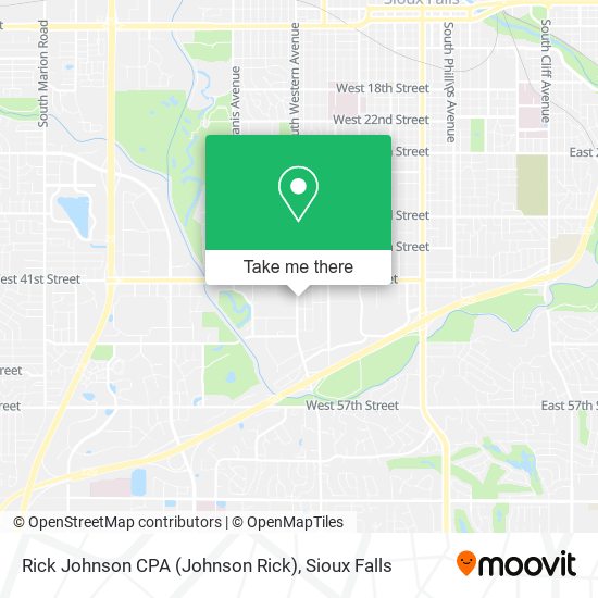 Rick Johnson CPA (Johnson Rick) map