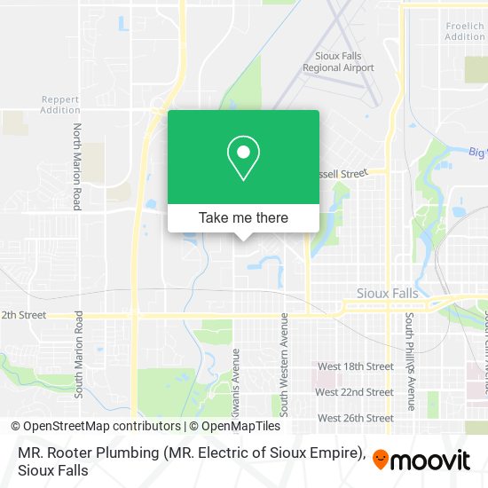 MR. Rooter Plumbing (MR. Electric of Sioux Empire) map