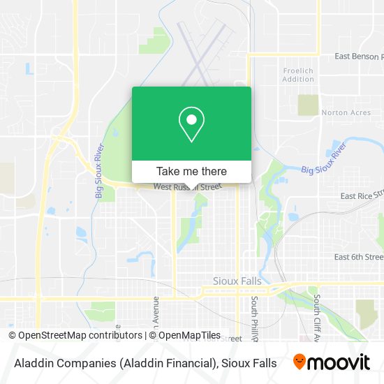 Aladdin Companies (Aladdin Financial) map