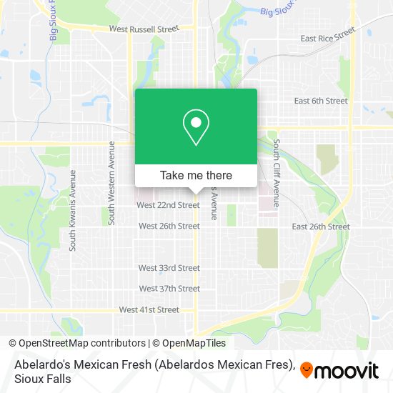 Abelardo's Mexican Fresh (Abelardos Mexican Fres) map
