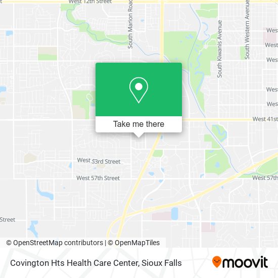 Covington Hts Health Care Center map