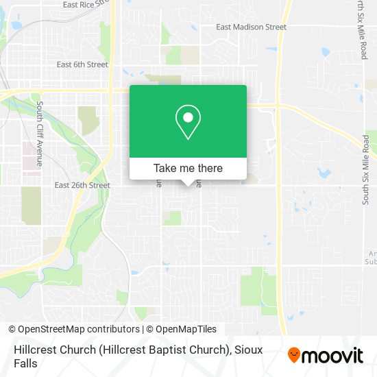 Hillcrest Church (Hillcrest Baptist Church) map