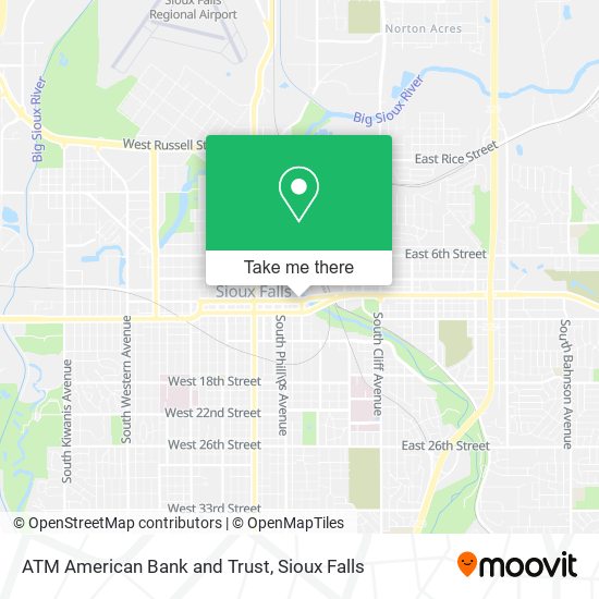 ATM American Bank and Trust map